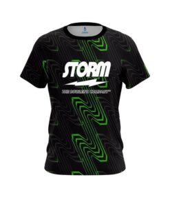 Storm Halftone Extreme Green CoolWick Bowling Jersey