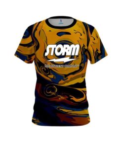 Storm Painted Vortex Moon CoolWick Bowling Jersey