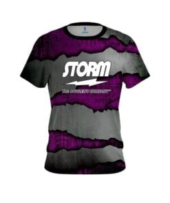 Storm Purple Rigid Steel CoolWick Bowling Jersey