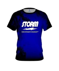 Storm Toxic Rugged Smoke Blue CoolWick Bowling Jersey