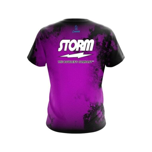 Storm Toxic Rugged Smoke Purple CoolWick Bowling Jersey - Image 2