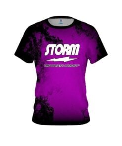 Storm Toxic Rugged Smoke Purple CoolWick Bowling Jersey
