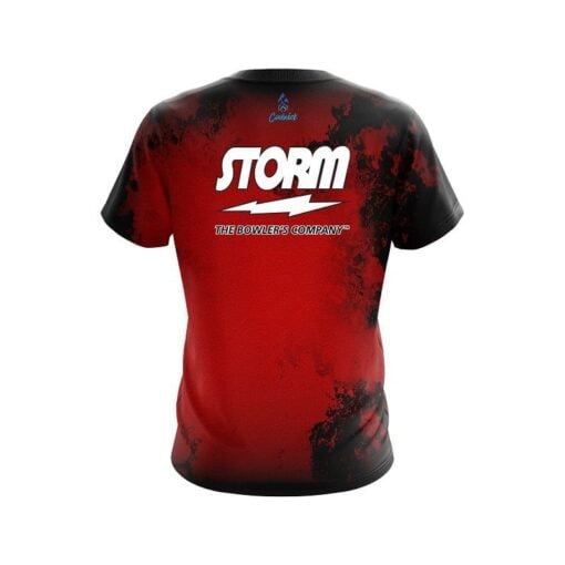 Storm Toxic Rugged Smoke Red CoolWick Bowling Jersey - Image 2