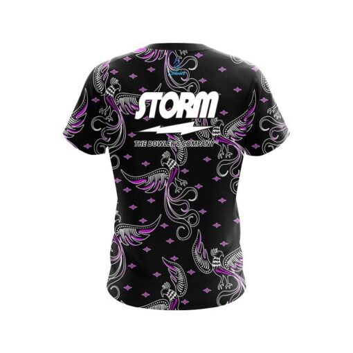 Storm Phoenix Break Purple CoolWick Bowling Jersey - Image 2