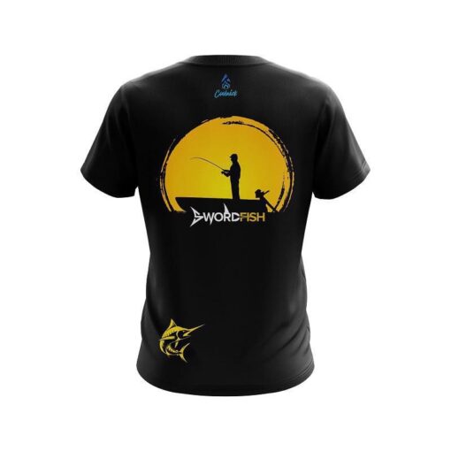 Sword Fish Moon Lake CoolWick Fishing Jersey - Image 2