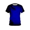 Plain Toxic Rugged Smoke Blue CoolWick Bowling Jersey