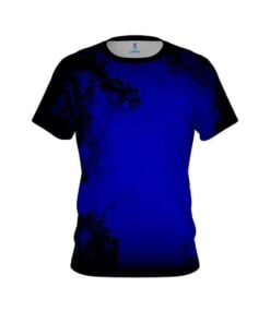 Plain Toxic Rugged Smoke Blue CoolWick Bowling Jersey