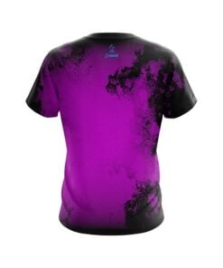 Alternative view of Plain Toxic Rugged Smoke Purple CoolWick Bowling Jersey