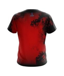 Alternative view of Plain Toxic Rugged Smoke Red CoolWick Bowling Jersey