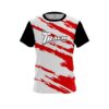Track Athlete Bolt Red CoolWick Bowling Jersey