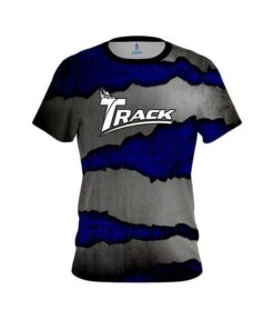Track Blue Rigid Steel CoolWick Bowling Jersey