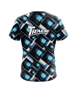 Alternative view of Track Conception Blue CoolWick Bowling Jersey
