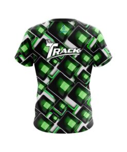 Alternative view of Track Conception Green CoolWick Bowling Jersey