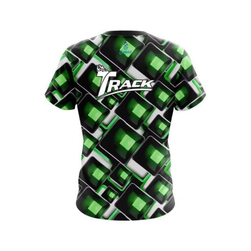 Track Conception Green CoolWick Bowling Jersey - Image 2