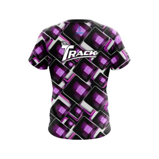 Track Conception Purple CoolWick Bowling Jersey - Image 2