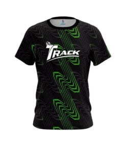 Track Halftone Extreme Green CoolWick Bowling Jersey