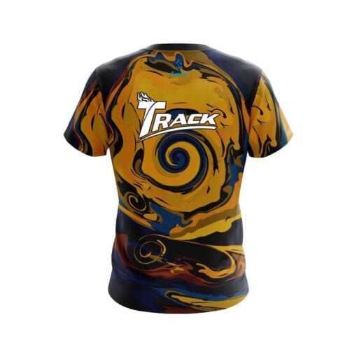 Track Painted Vortex Moon CoolWick Bowling Jersey - Image 2