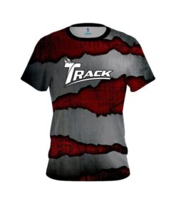 Track Red Rigid Steel CoolWick Bowling Jersey