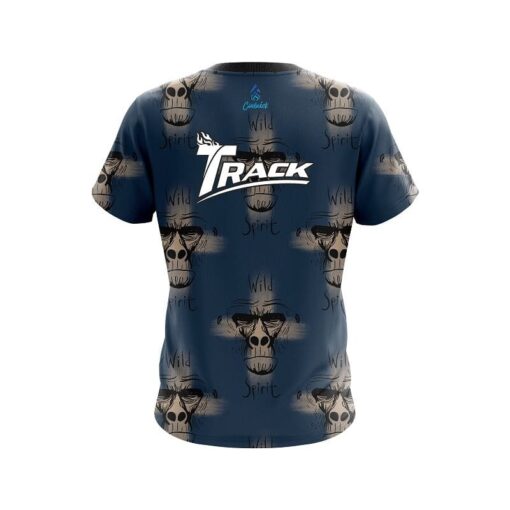Track Wild Spirit Monkey CoolWick Bowling Jersey - Image 2