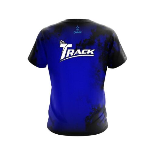 Track Toxic Rugged Smoke Blue CoolWick Bowling Jersey - Image 2