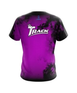 Alternative view of Track Toxic Rugged Smoke Purple CoolWick Bowling Jersey