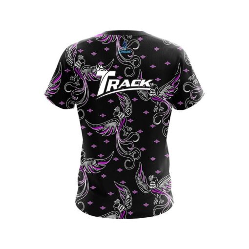 Track Phoenix Break Purple CoolWick Bowling Jersey - Image 2