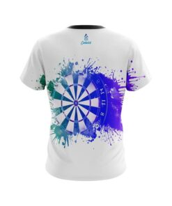 Alternative view of Watercolor Blue And Green CoolWick Dart Jersey