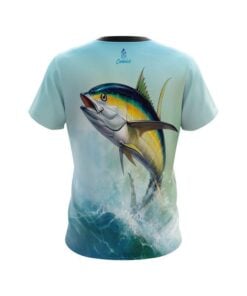 Alternative view of Wild Tuna CoolWick Fishing Jersey