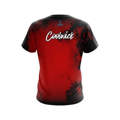 CoolWick Toxic Rugged Smoke Red CoolWick Bowling Jersey - Image 2