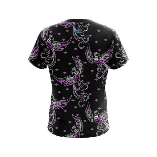 Plain Phoenix Break Purple CoolWick Bowling Jersey - Image 2