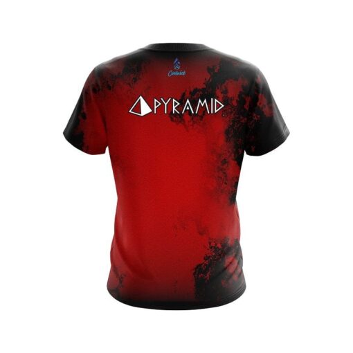 Pyramid Toxic Rugged Smoke Red CoolWick Bowling Jersey - Image 2