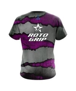 Alternative view of Roto Grip Purple Rigid Steel CoolWick Bowling Jersey
