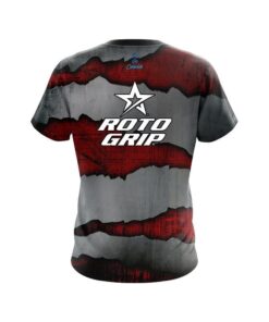 Alternative view of Roto Grip Red Rigid Steel CoolWick Bowling Jersey