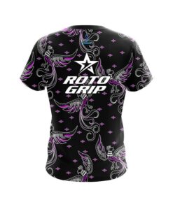 Alternative view of Roto Grip Phoenix Break Purple CoolWick Bowling Jersey