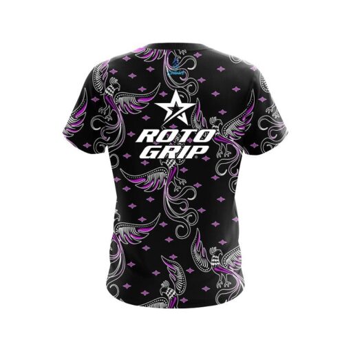 Roto Grip Phoenix Break Purple CoolWick Bowling Jersey - Image 2