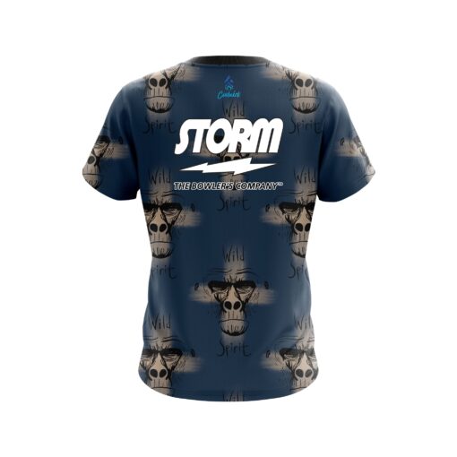 Storm Wild Spirit Monkey CoolWick Bowling Jersey - Image 2