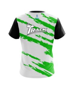 Alternative view of Track Athlete Bolt Green CoolWick Bowling Jersey