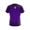 12Bagger Dyanamic Flux Purple CoolWick Bowling Jersey - Image 2