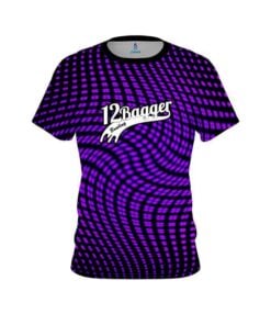 12Bagger Dyanamic Flux Purple CoolWick Bowling Jersey