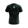 12Bagger Geo Green CoolWick Bowling Jersey - Image 2
