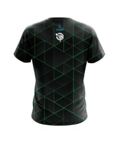 Alternative view of 12Bagger Geo Green CoolWick Bowling Jersey