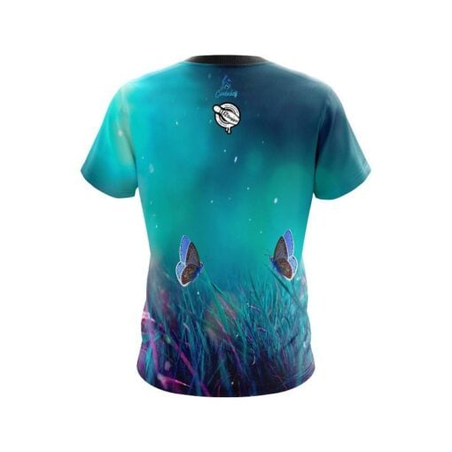 12Bagger Meadow Butterfly Dreams CoolWick Bowling Jersey - Image 2