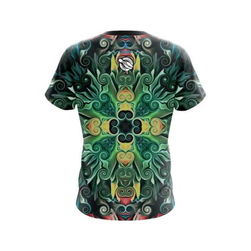 12Bagger Mosaic Bloom CoolWick Bowling Jersey - Image 2