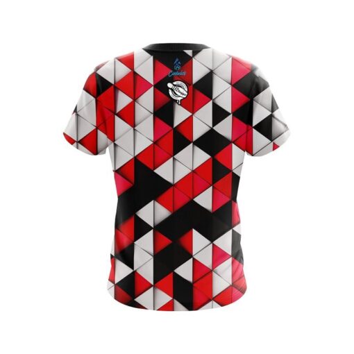 12Bagger Prism Red CoolWick Bowling Jersey - Image 2