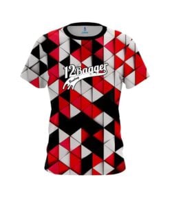 12Bagger Prism Red CoolWick Bowling Jersey