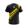 12Bagger Steaming Dynamic Yellow CoolWick Bowling Jersey - Image 2