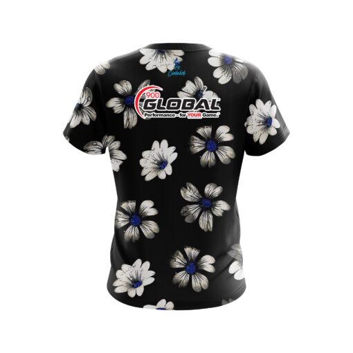 900 Global Daisy Blue CoolWick Bowling Jersey - Image 2