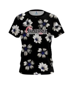 900 Global Daisy Blue CoolWick Bowling Jersey