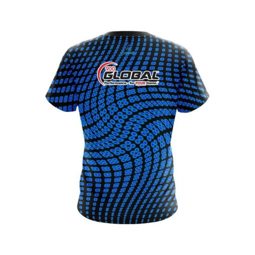 900 Global Dyanamic Flux Blue CoolWick Bowling Jersey - Image 2