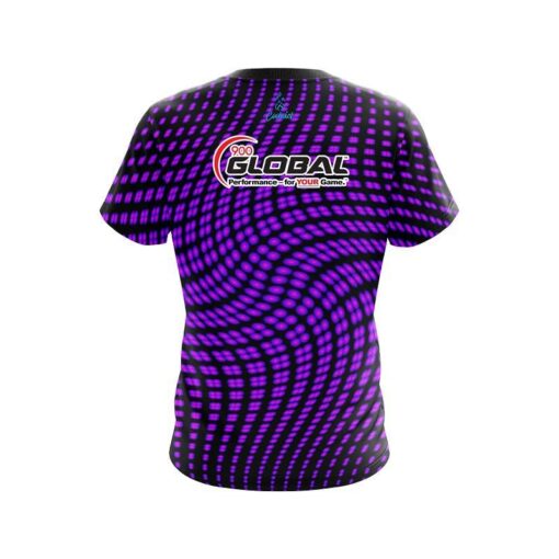 900 Global Dyanamic Flux purple CoolWick Bowling Jersey - Image 2